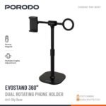 Porodo EvoStand 360° Dual Rotating Phone Holder