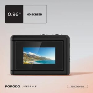 Porodo Lifestyle MEMO II Thumb-Sized Digital Camera – Blue